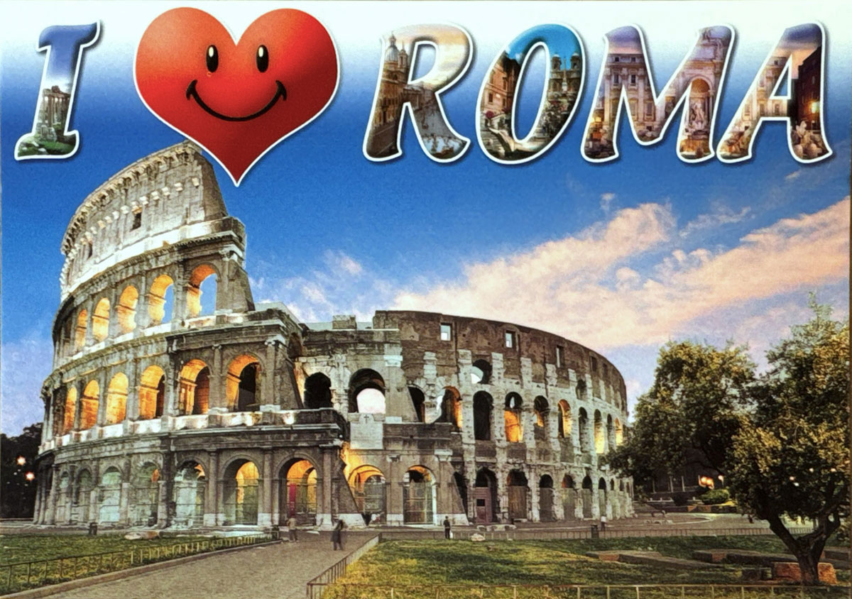 Send a Postcard from Rome - A postcard from Italy